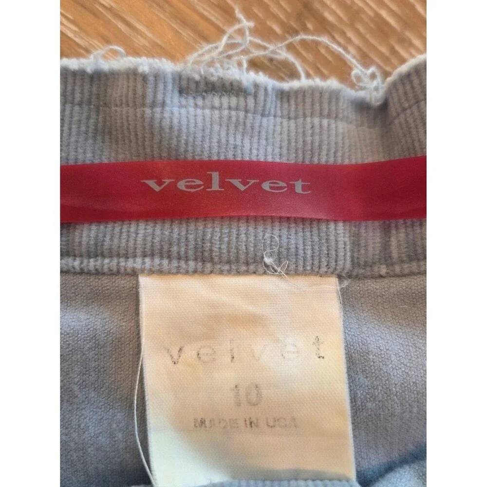 Velvet by Graham & Spencer raw edge